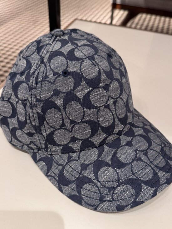 Coach Signature Chambray Baseball Hat # CI496 main image 4